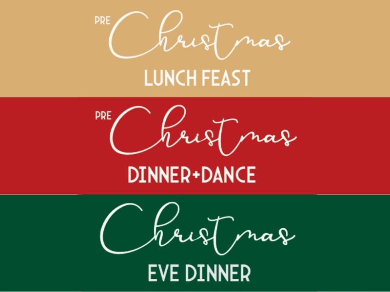 Pre-Christmas Events at Wellingtons Restaurant & Bar